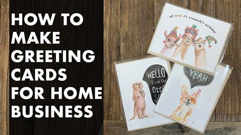 how to start a smart card business|creating greeting cards to sell.